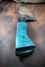 Load image into Gallery viewer, C) Frenzy Damascus, Western Santoku Chef by Valentini Garage Works