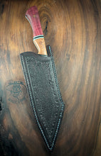 Load image into Gallery viewer, F) Frenzy Pattern Damascus Gyuto Chef, by Valentini Garage Works