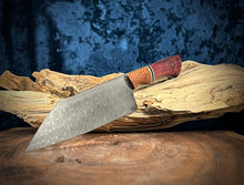 Load image into Gallery viewer, F) Frenzy Pattern Damascus Gyuto Chef, by Valentini Garage Works