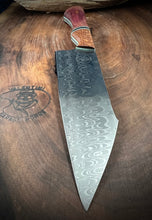 Load image into Gallery viewer, F) Frenzy Pattern Damascus Gyuto Chef, by Valentini Garage Works