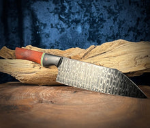 Load image into Gallery viewer, G) Frenzy Pattern Damascus Gyuto Chef, by Valentini Garage Works