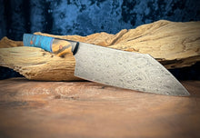 Load image into Gallery viewer, F) Rain Drop Pattern Damascus Gyuto Chef, by Valentini Garage Works