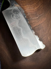 Load image into Gallery viewer, E) Bull Nose Straight Razor 1095 Blade , By Valentini Garage Works