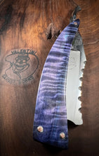 Load image into Gallery viewer, E) Bull Nose Straight Razor 1095 Blade , By Valentini Garage Works