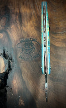 Load image into Gallery viewer, B) Bull Nose Straight Razor Scalloped Spine 1095 Blade , By Valentini Garage Works