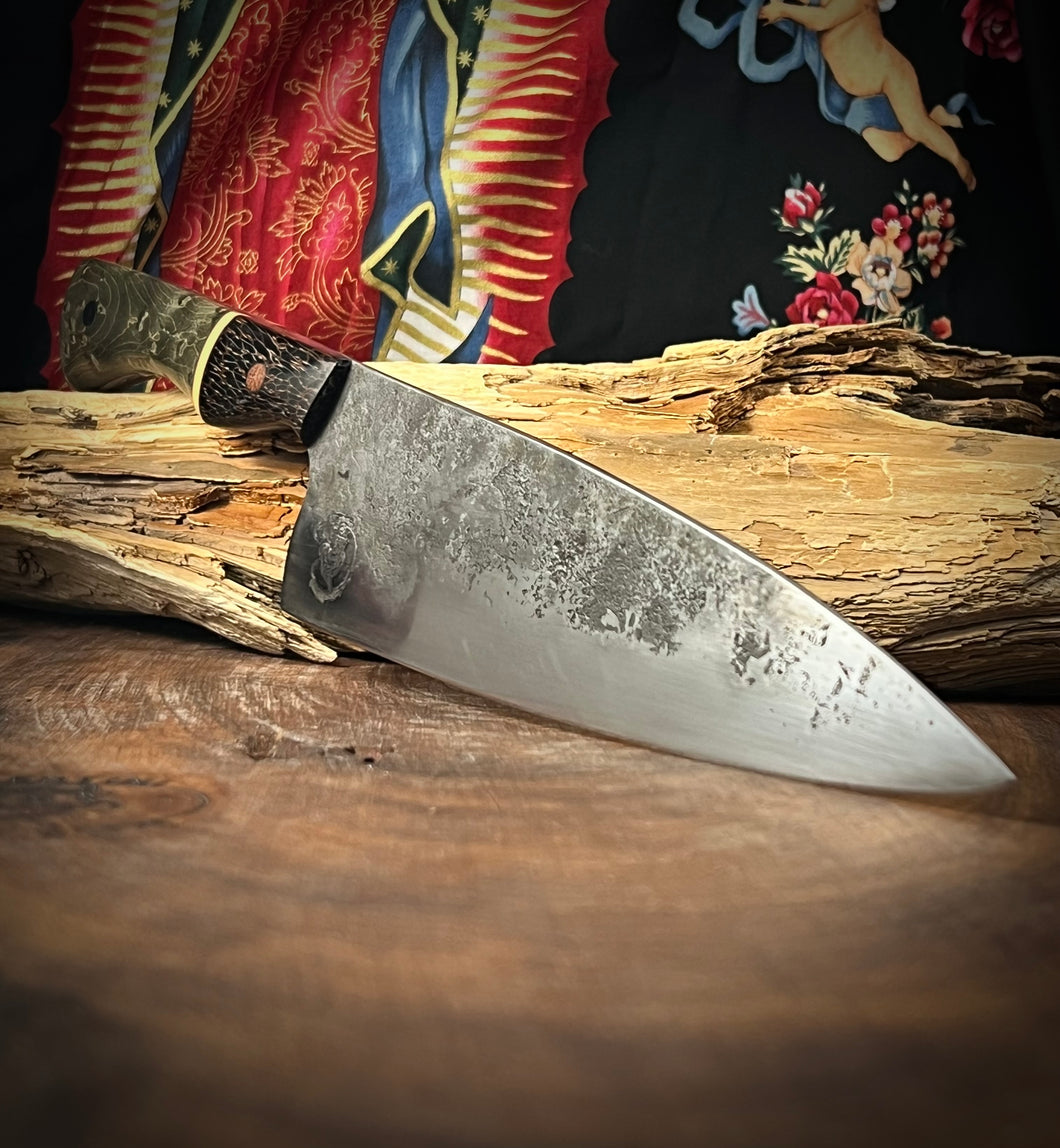 D) Hand Forged Western Chef, Brute de Forge by Valentini Garage Works