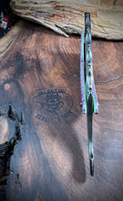 Load image into Gallery viewer, B) Barber Notch Straight Razor Scalloped Spine W2 Blade , By Valentini Garage Works
