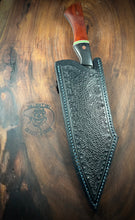 Load image into Gallery viewer, G) Frenzy Pattern Damascus Gyuto Chef, by Valentini Garage Works
