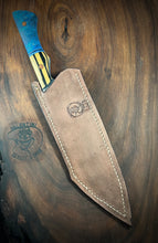 Load image into Gallery viewer, F) Rain Drop Pattern Damascus Gyuto Chef, by Valentini Garage Works

