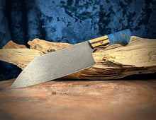 Load image into Gallery viewer, F) Rain Drop Pattern Damascus Gyuto Chef, by Valentini Garage Works
