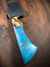 Load image into Gallery viewer, F) Rain Drop Pattern Damascus Gyuto Chef, by Valentini Garage Works
