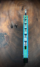 Load image into Gallery viewer, G) Bull Nose Straight Razor Scalloped Spine 1095 Blade , By Valentini Garage Works
