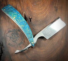 Load image into Gallery viewer, D) Bull Nose Straight Razor 1095 Blade , By Valentini Garage Works

