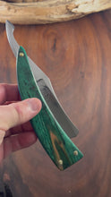 Load and play video in Gallery viewer, Bull Nose Straight Razor 125CR1 Blade , By Valentini Garage Works (Copy)

