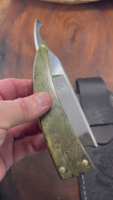 Load and play video in Gallery viewer, Bull Nose Straight Razor 125CR1 Blade , By Valentini Garage Works
